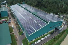 TVH установила 3260 стратегически расположенных солнечных панелей на предприятии в Waregem